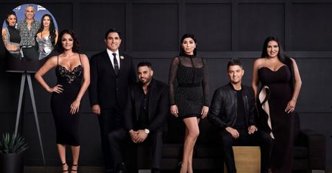 Composite photo of Shahs of Sunset cast and Golnesa Gharachedaghi, Reza Farahan and Mercedes Javid.