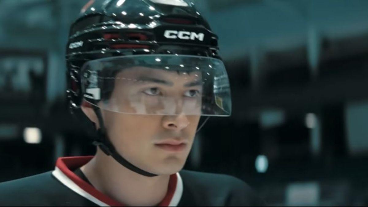 image of Hudson Williams stars in the series ‘Heated Rivalry.’