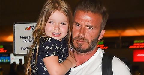 David beckham new harper tattoo