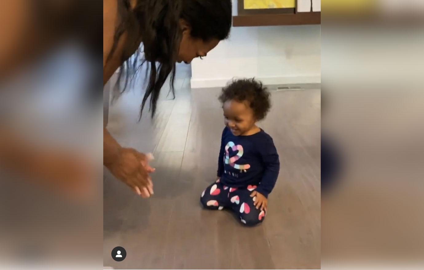 Kenya Moore Shares Video Of Daughter Brooklyn’s First Steps