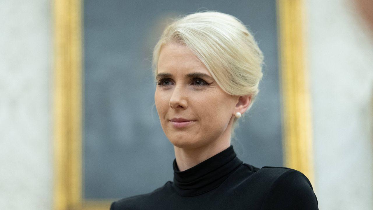 Image of Natalie Harp’s close relationship with Donald Trump continued to draw scrutiny.