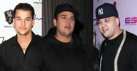 rob kardashian through years