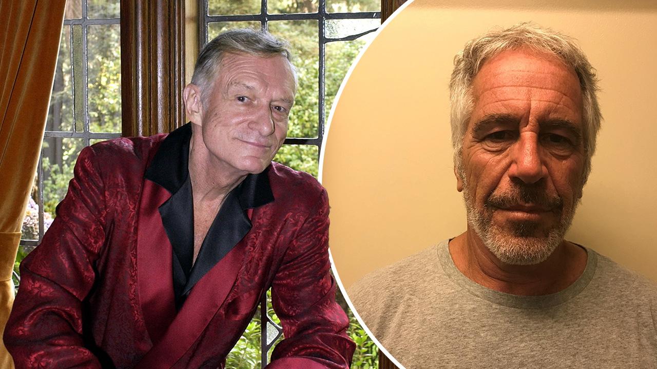 Composite photo of Hugh Hefner and Jeffrey Epstein.