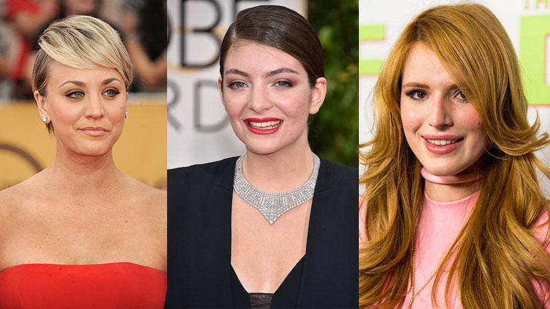 Celebs battled acne