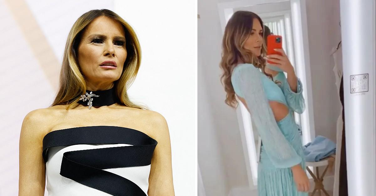 Photos of Melania Trump and Bettina Anderson