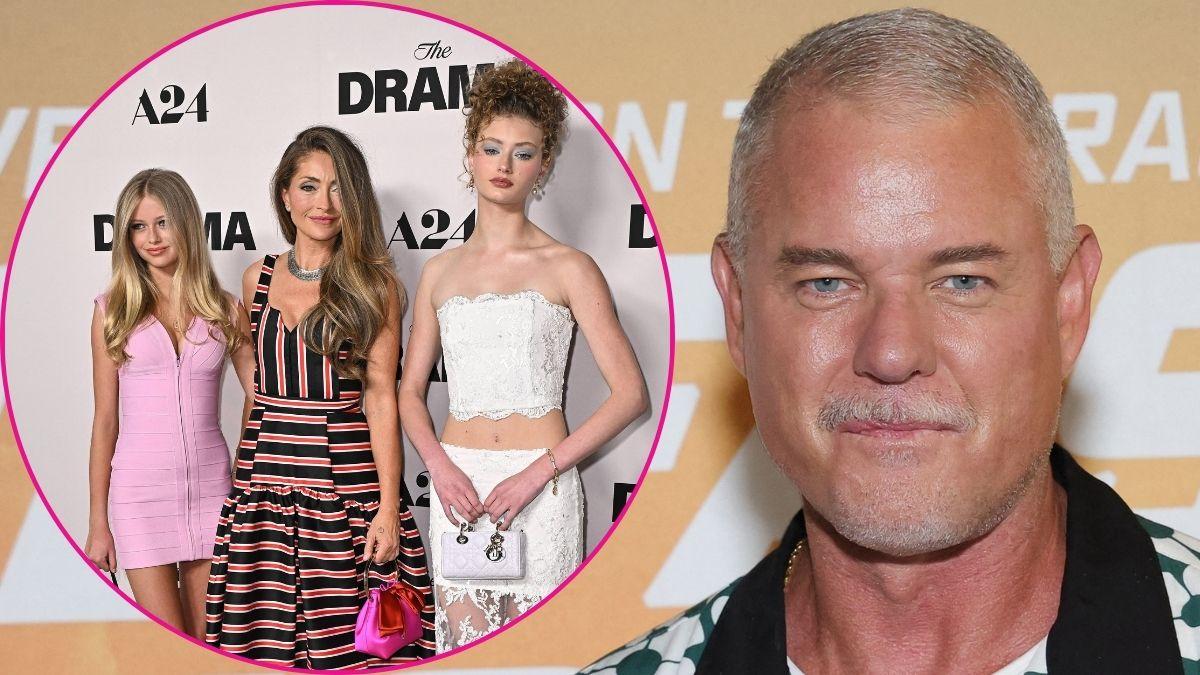 Composite photo of Eric Dane, Rebecca Gayheart and daughters Billie and Georgia.