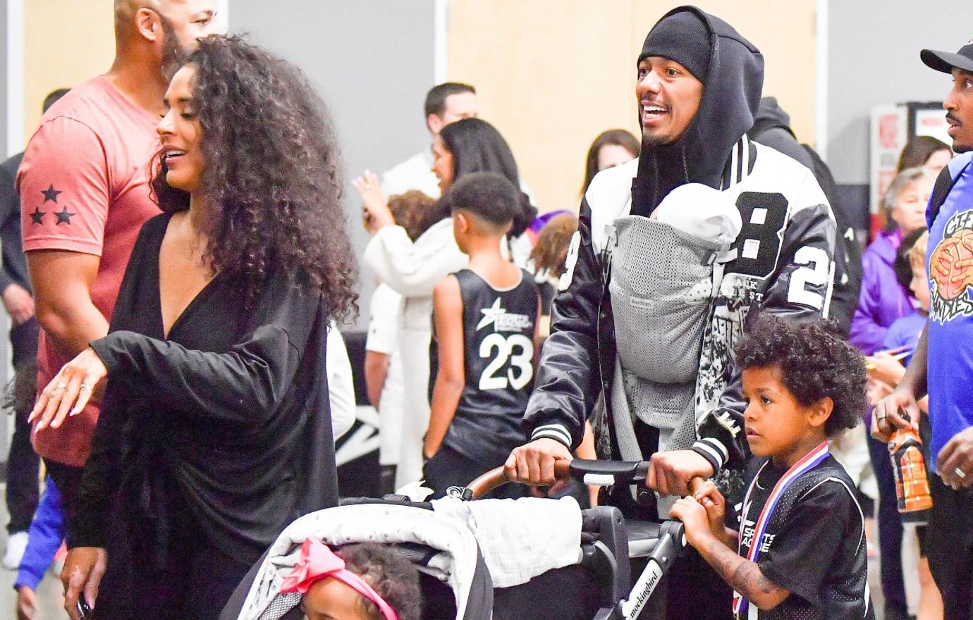 nick cannon jokes about having  kids mega