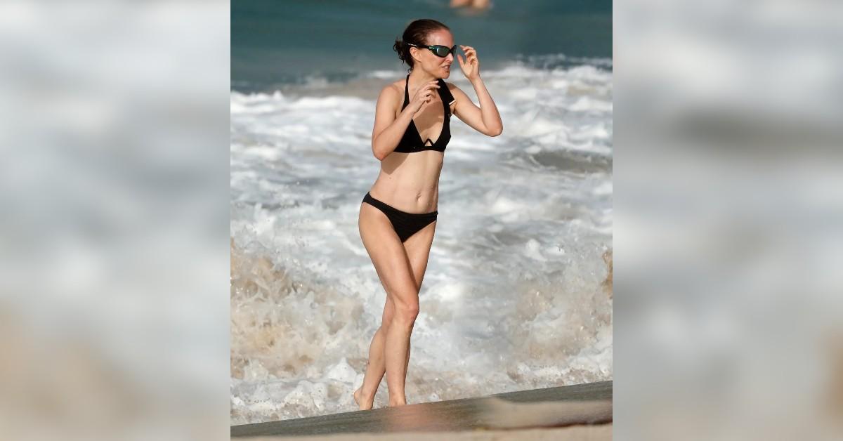 natalie portman bikini beach