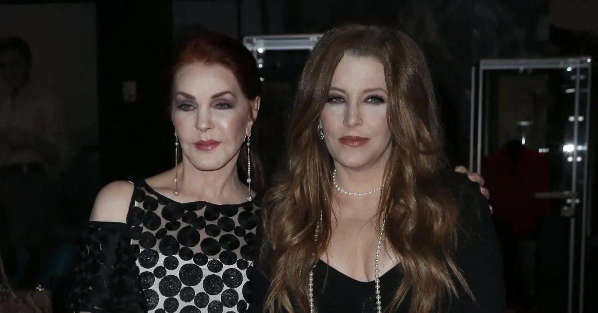 Photo of Priscilla Presley and Lisa Marie Presley