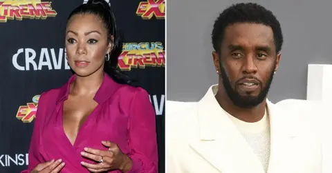 Split photo of Precious Muir and Sean 'Diddy' Combs.