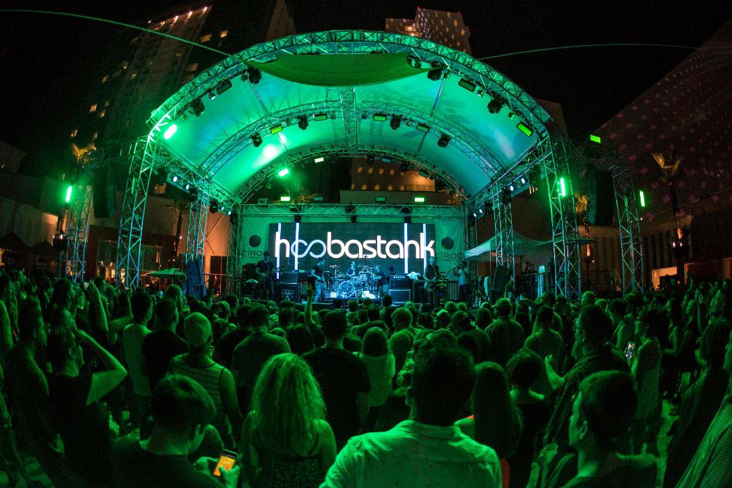 Hoobastank performs