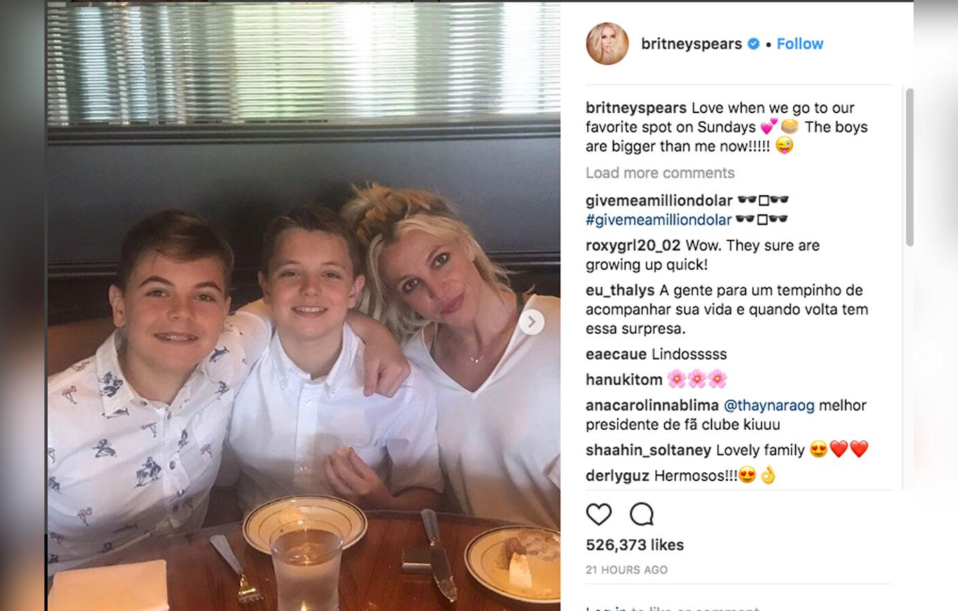 Britney spears kevin federline sons more child support 1