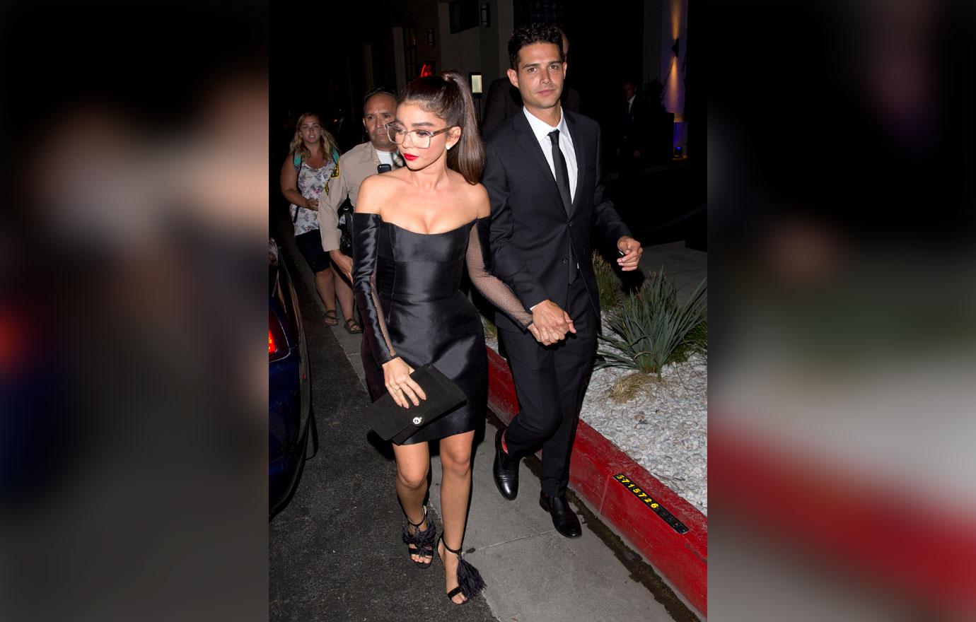 Sarah Hyland and her boyfriend Wells Adam were seen leaving the ‘Audi’ Pre Emmy Party at the Lapeer Hotel in West Hollywood, CA