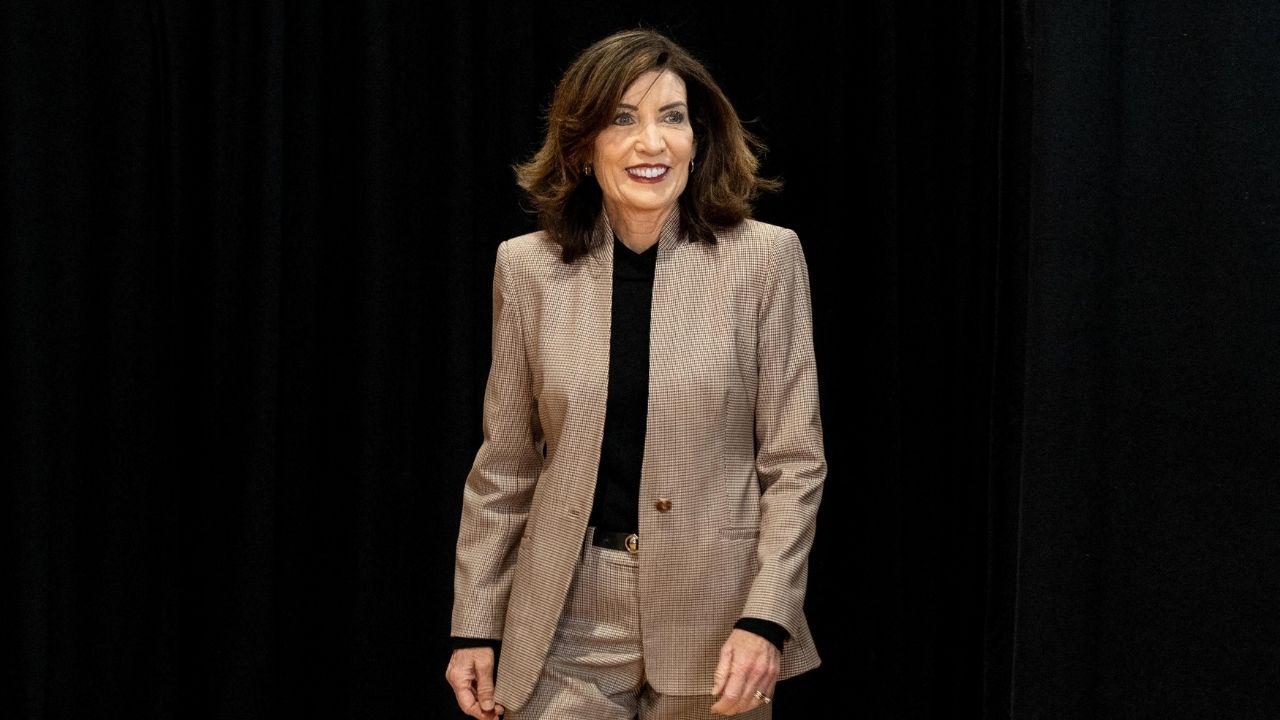 Image of Kathy Hochul previously said the label 'modern feminist' fit her 'very much so.'
