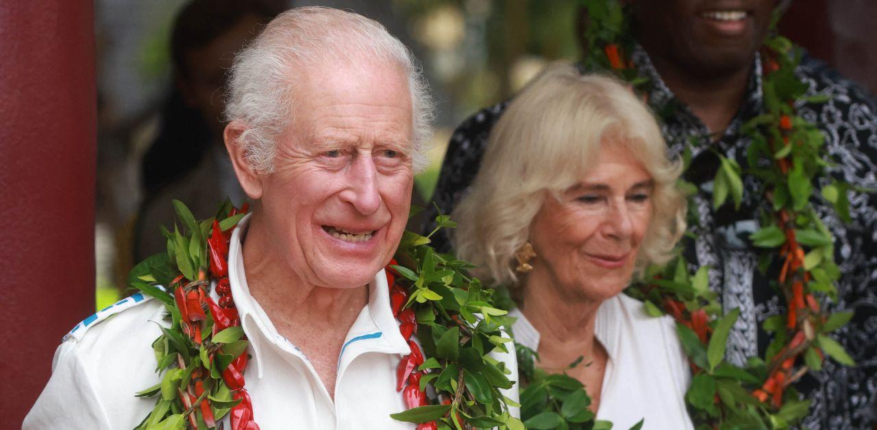 king charles appears tense without queen camilla public engagements