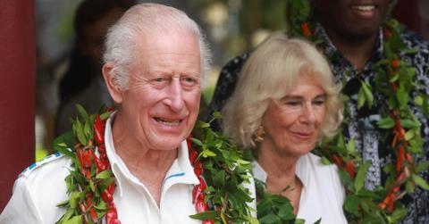 king charles appears tense without queen camilla public engagements