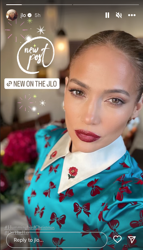 Jennifer Lopez Went Makeup-Free on Christmas With Her Family – StyleCaster