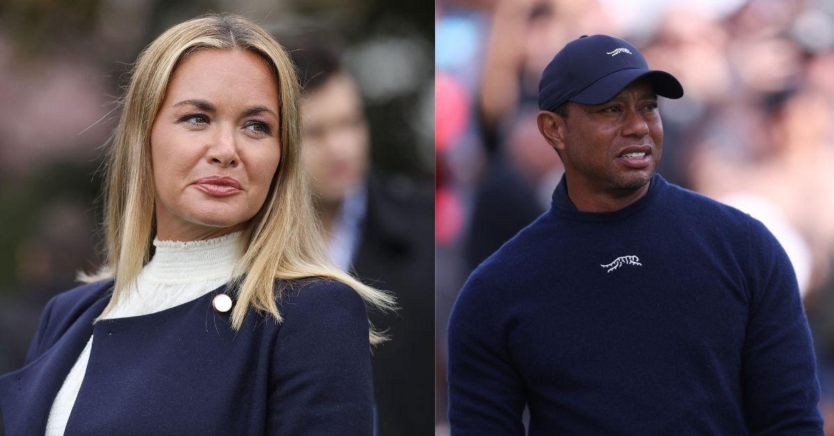 Composite Photo of Tiger Woods and Vanessa Trump
