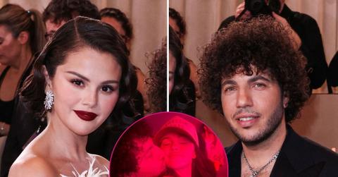 selena gomez benny blanco first wedding anniversary kiss