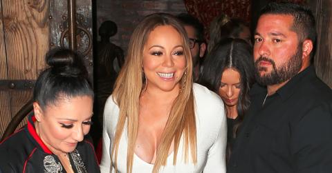 Mariah Carey leaving TAO in Hollywood