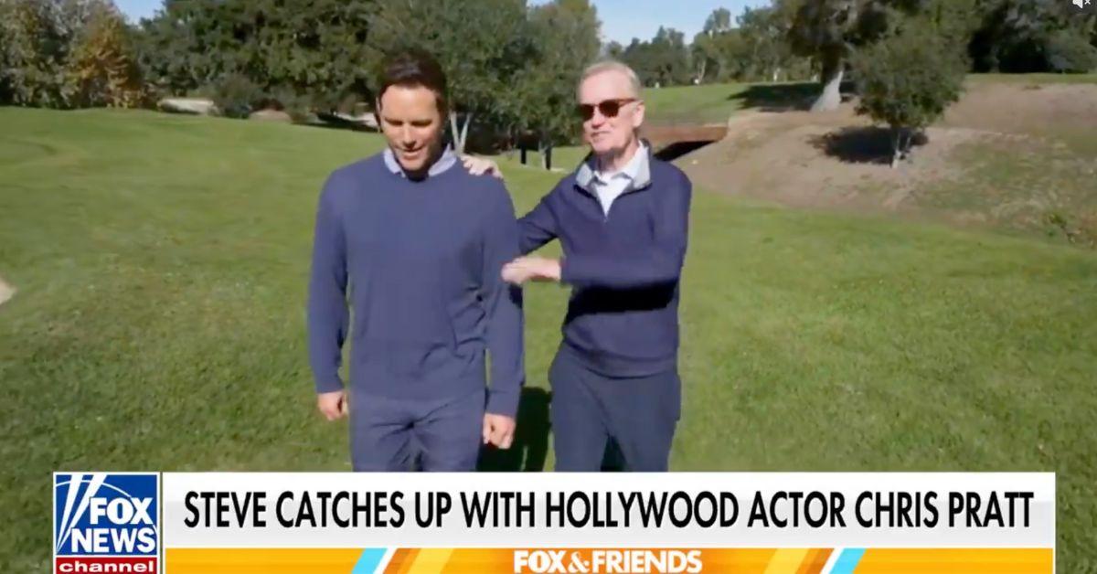 Image of Chris Pratt appeared on 'FOX & Friends.'