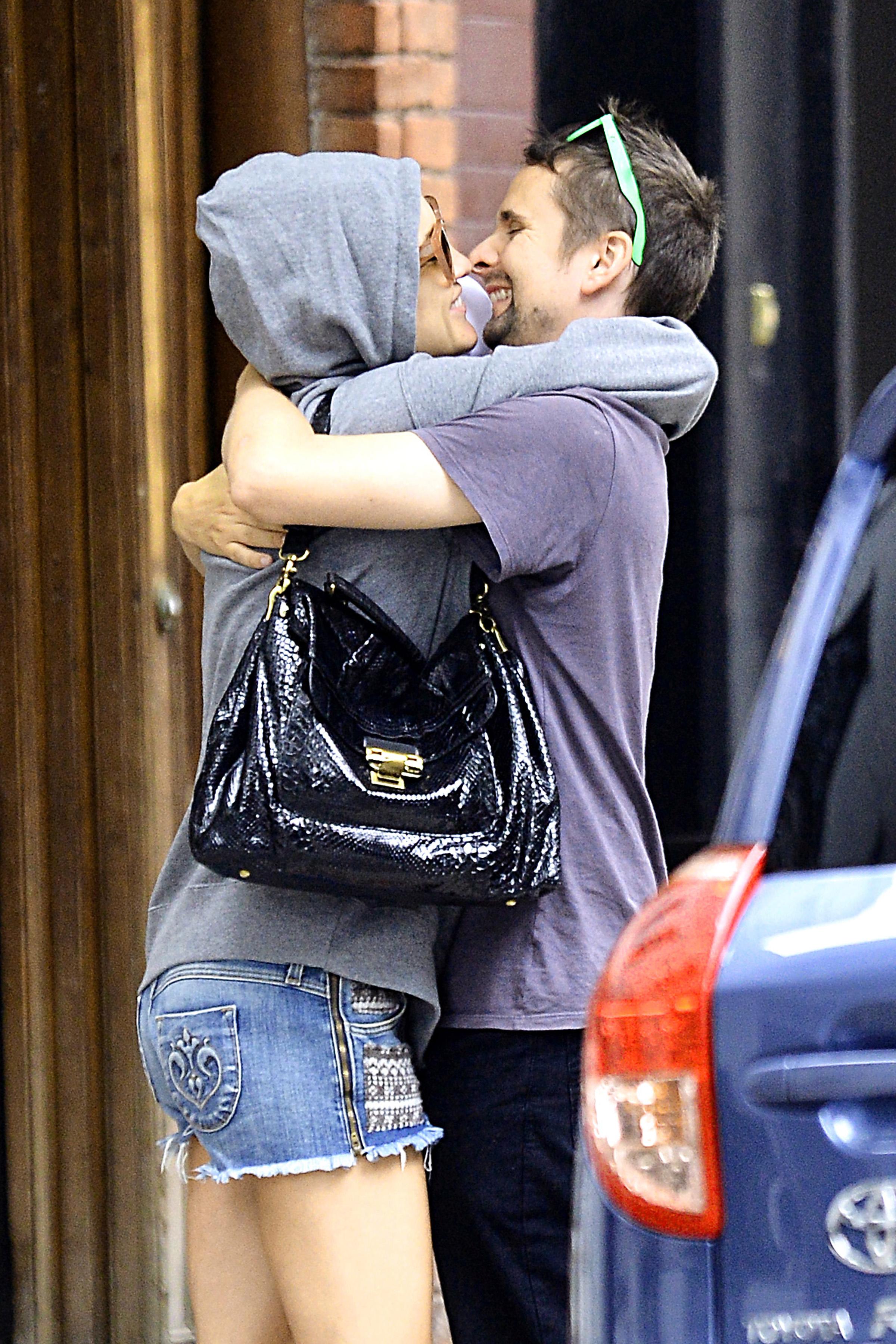 EXCLUSIVE: Kate Hudson and Matthew Bellamy shared a passionate kiss while out in New York City