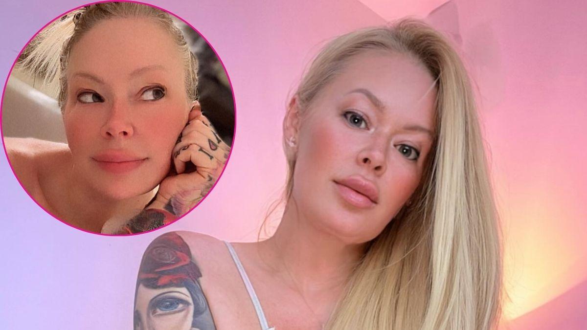 Two photos of Jenna Jameson