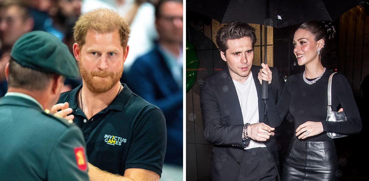 Prince Harry Ignores Brooklyn Beckham Amid Rumored Feud With Parents