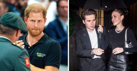 prince harry ignores brooklyn beckham amid feud