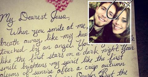 Jessa duggar ben seewald love letter