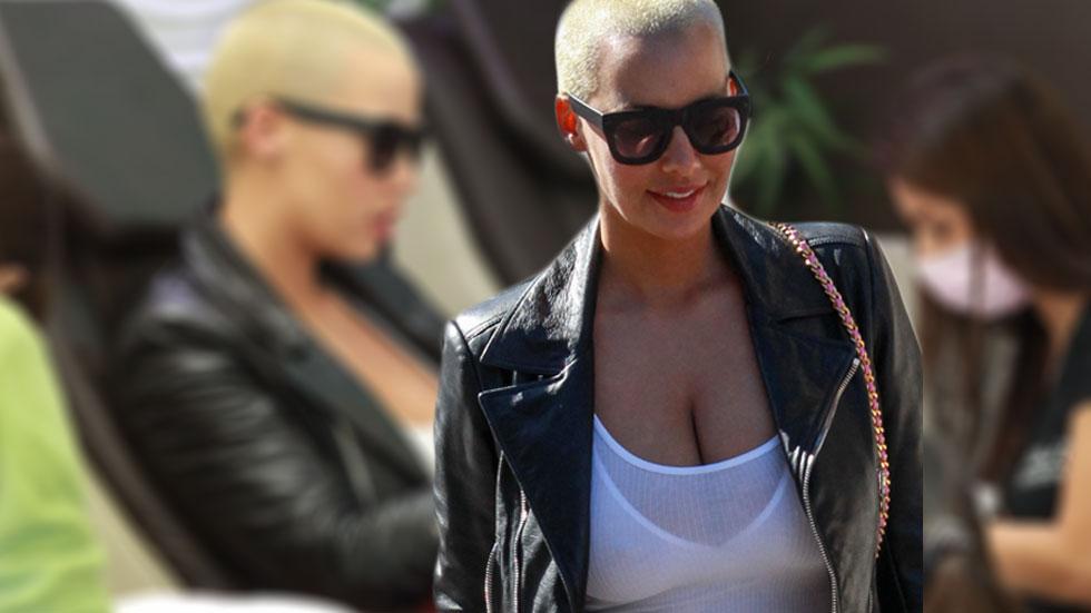 Amber Rose's dress is inspired by body chains