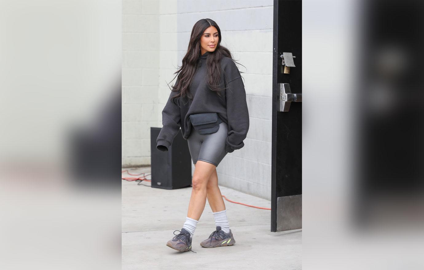 *EXCLUSIVE* Kim Kardashian arrives to the grand opening of the Watts Empowerment Center