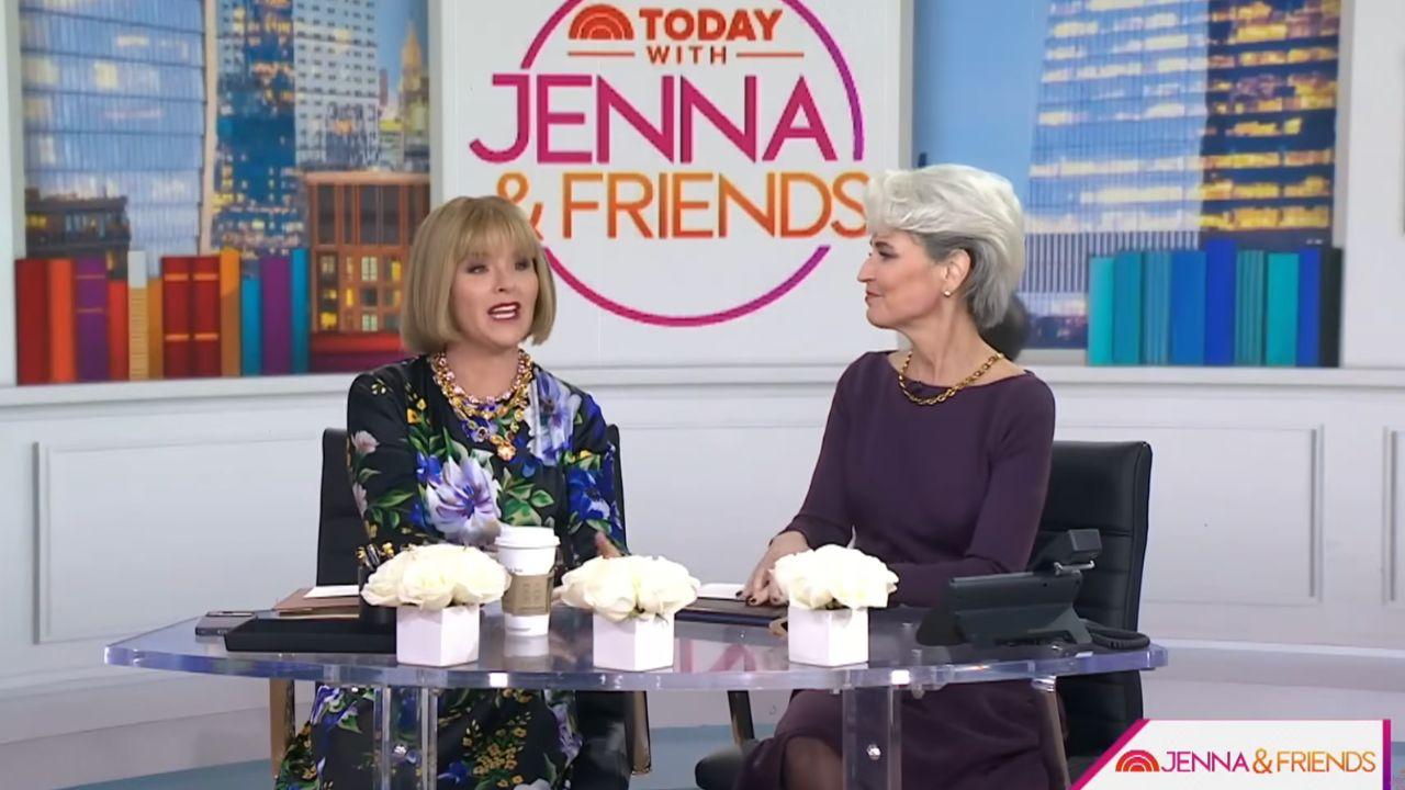 Image of Jenna transformed into fashion icon Anna Wintour last year.