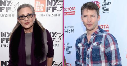 Carrie Fisher James Blunt American Mother Friendship Long