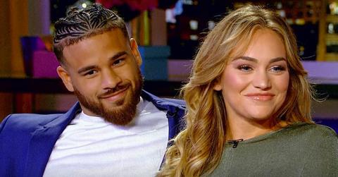 cory-wharton-taylor-selfridge-pregnant-first-child-together-bump