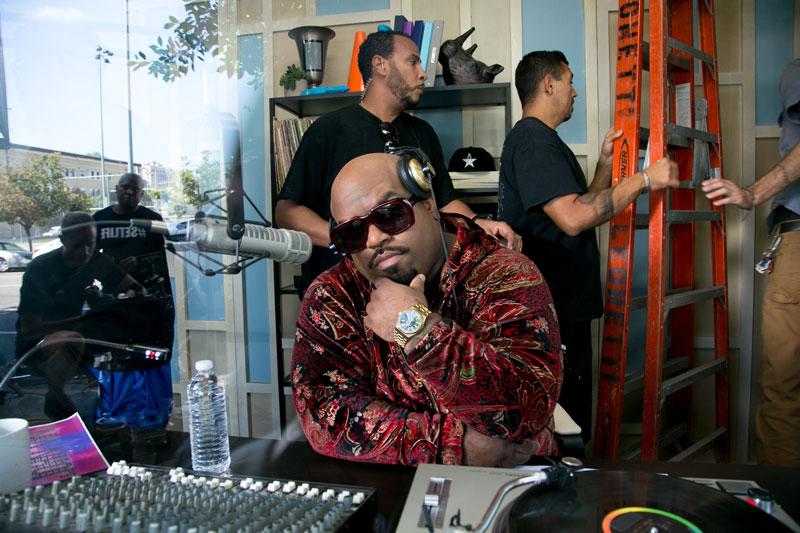 Cee Lo Green on set for his new music video&#8211;Work&#8211;available exclusively on the StarShop App November 9