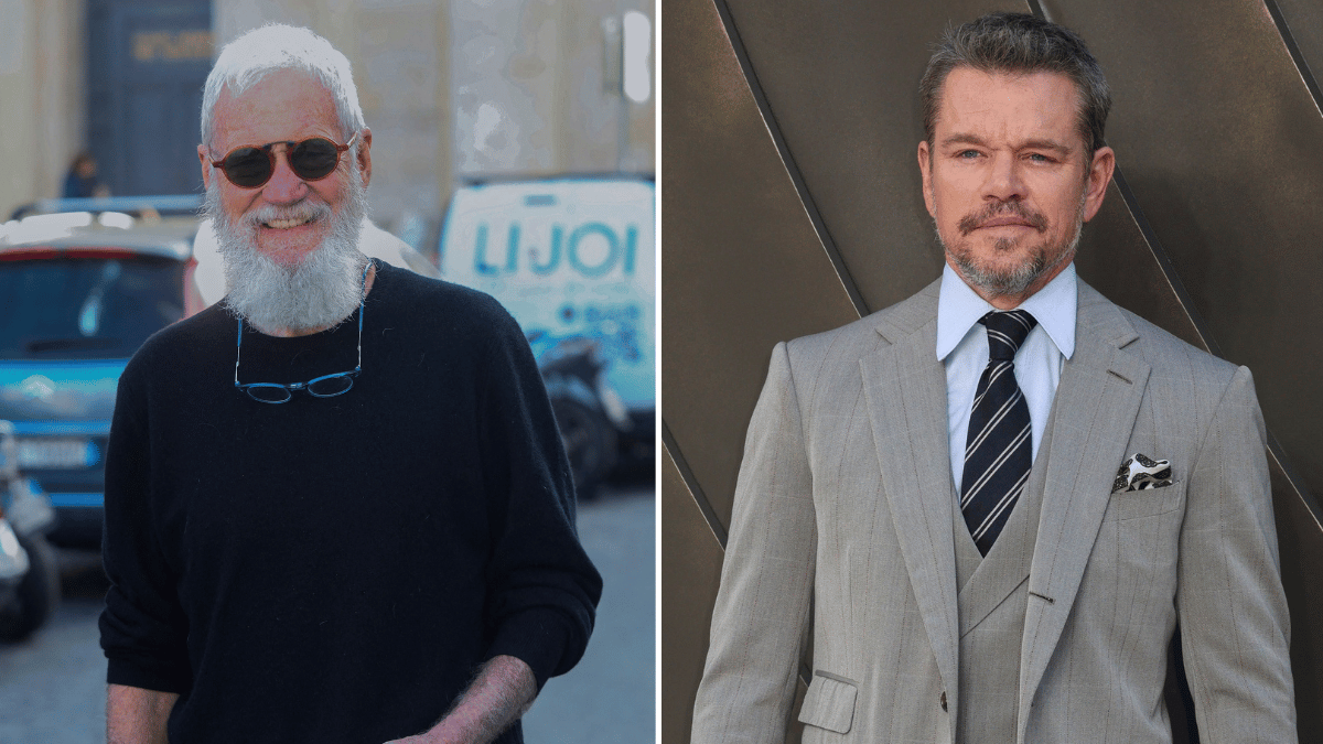 David Letterman;Matt Damon