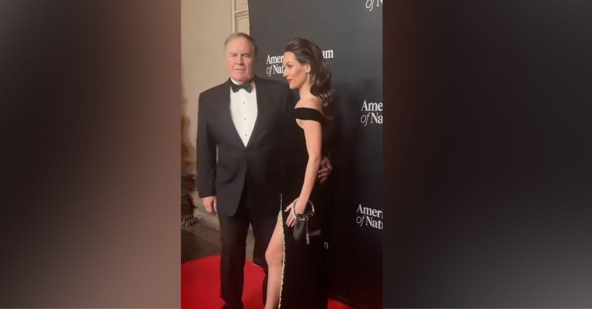 bill belichick jordon hudson red carpet