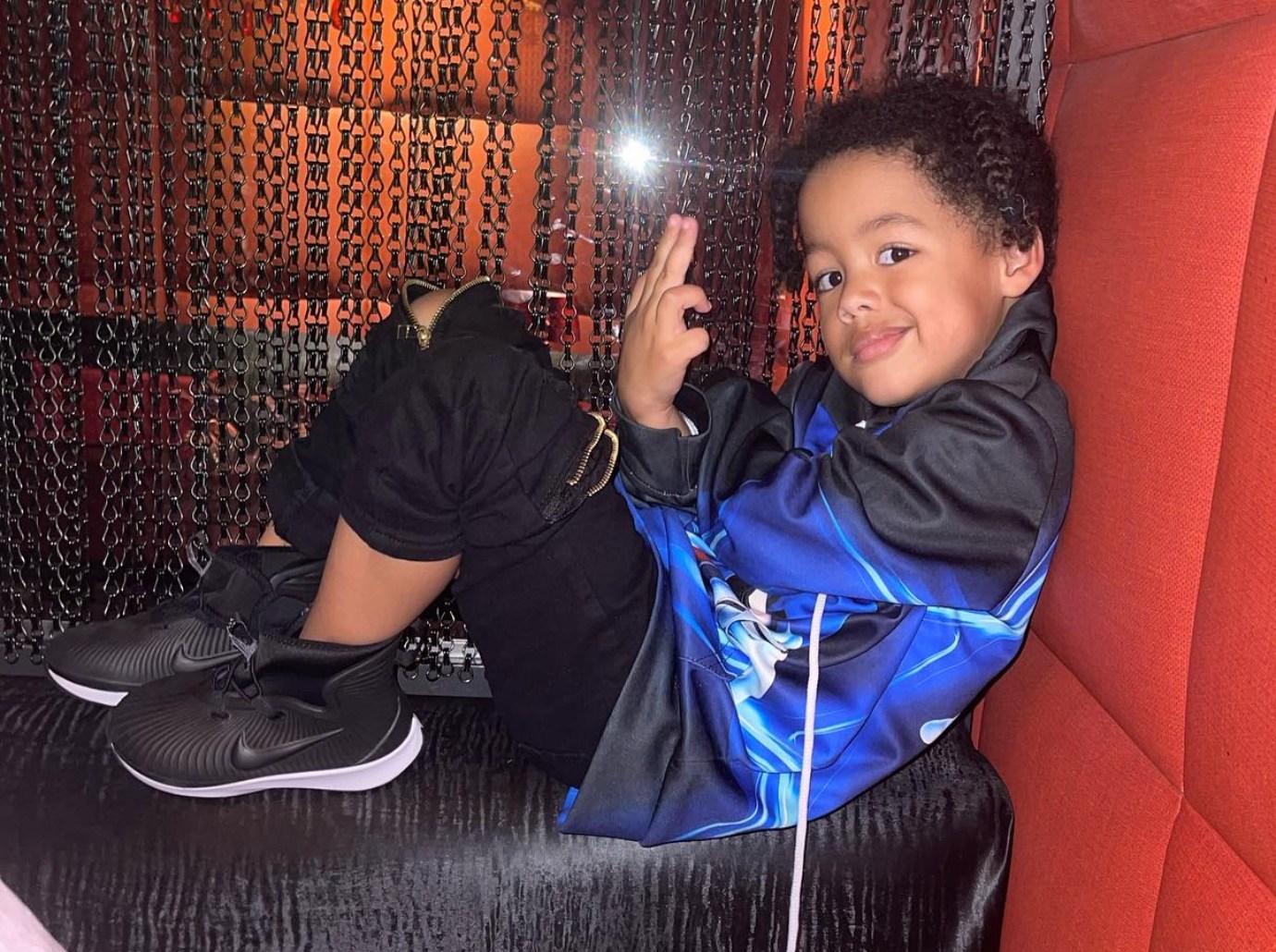 amber rose backlash allowing  year old son drink coffee