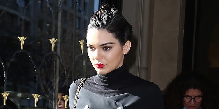 Kendall Jenner leaving hotel to LVMH louis Vuitton