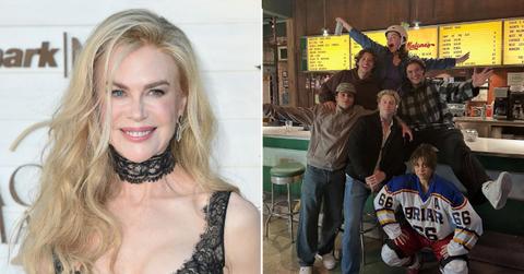 split pic of Nicole Kidman, Off Campus cast.