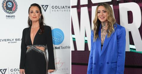 kyle richards admits date woman morgan wade romance rumors