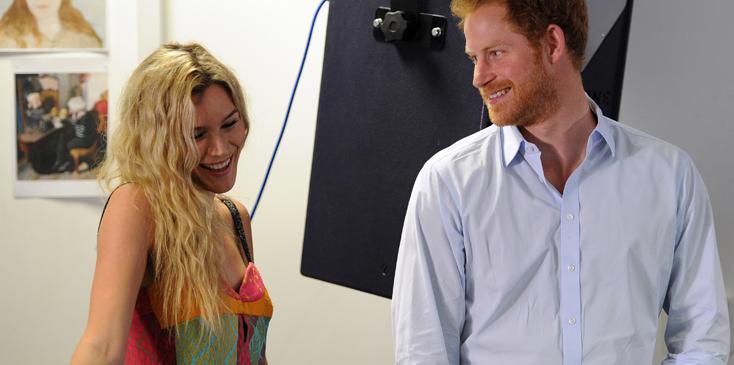 Prince Harry Meets Lesotho Choir Ahead of Sentebale Concert