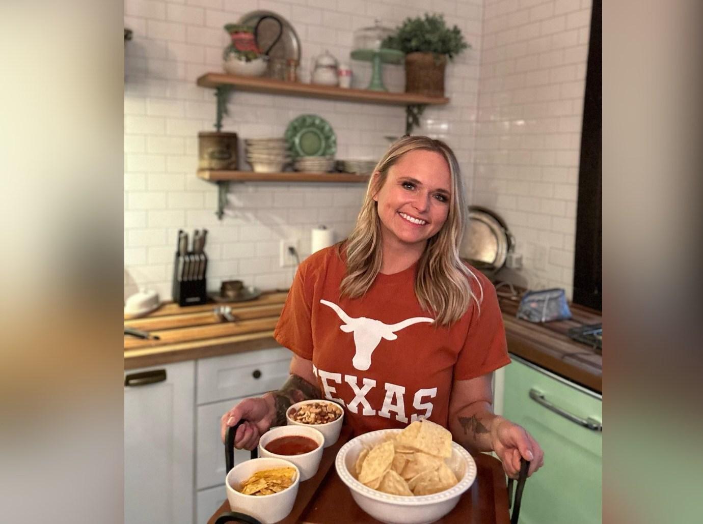 miranda lambert husband brendan mcloughlin cook together home photos