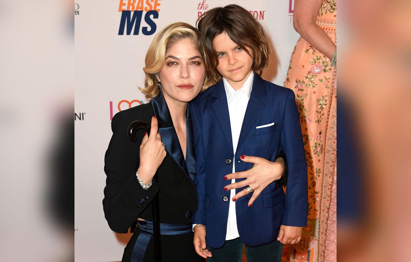 Selma Blair Son Arthur Shaved Head MS Treatments