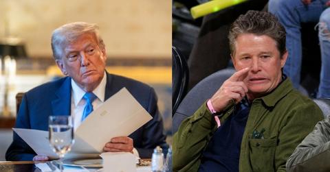 Composite Photo of Donald Trump and Billy Bush