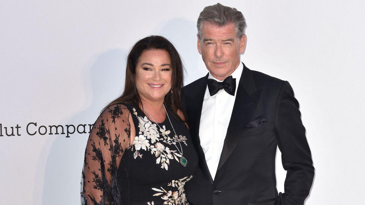 Photo of Pierce Brosnan and Keely Shaye Smith