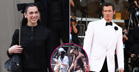 Composite photo of Dua Lipa and Callum Turner.