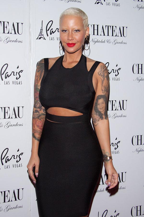 Bye Wiz—Amber Rose Sports A Bandage After Leaving A Tattoo Removal