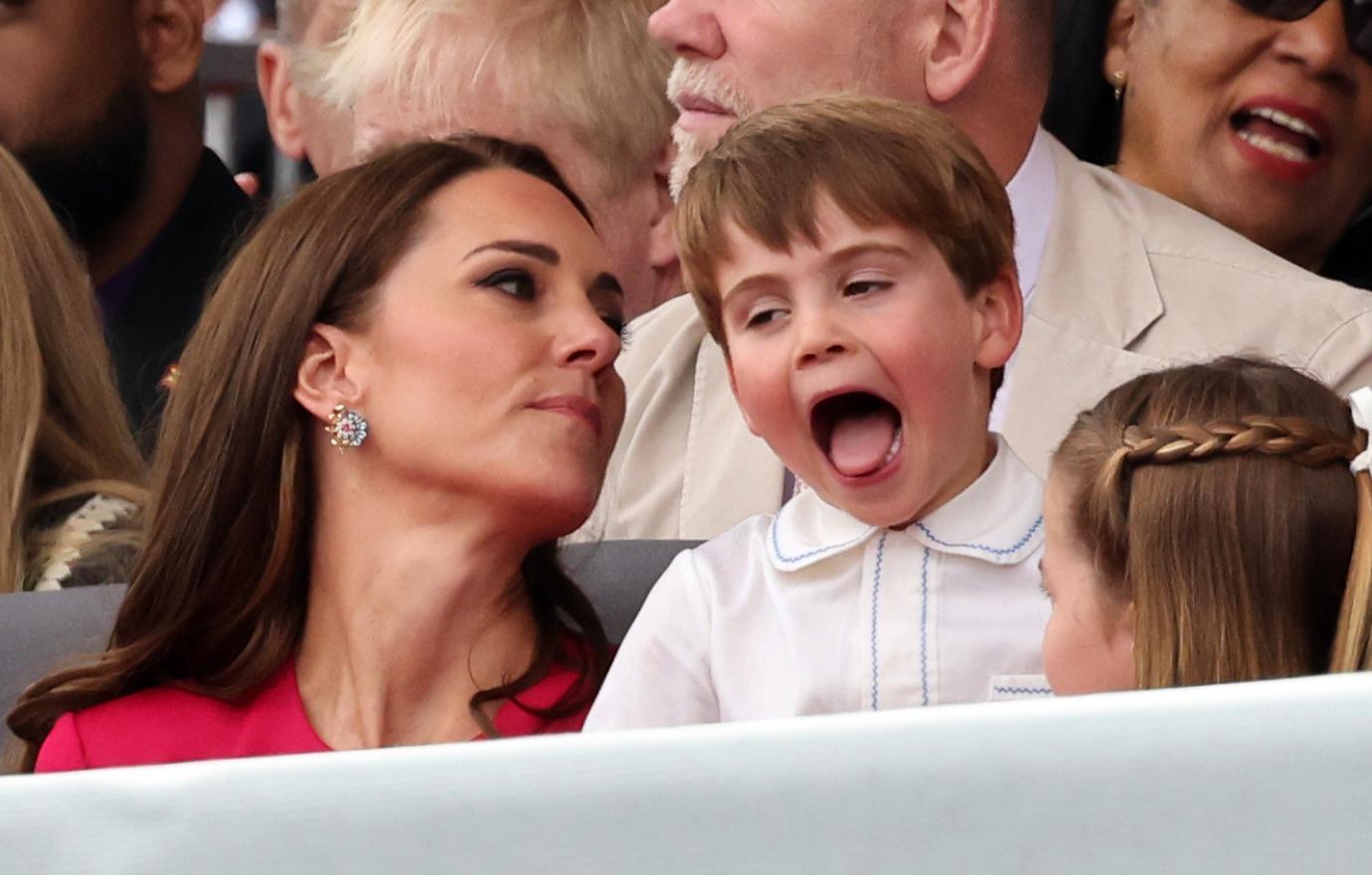 kate middleton exhausted prince louis silly faces platinum jubilee